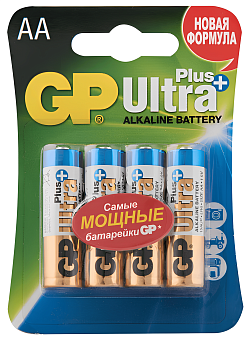Батарейка  GP Ultra Alkaline 15A(AA/LR06) FSB4